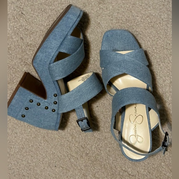 Platform jeans sandals - Picture 4 of 4